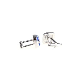 Mansetinööbid - sinised kristallid